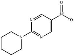 5-Nitro-2-(1-piperidinyl)-pyrimidine Structure