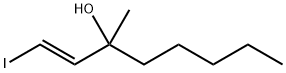 1-Octen-3-ol, 1-iodo-3-methyl-, (E)- (9CI) Structure