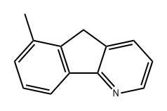 5H-Indeno[1,2-b]pyridine, 6-methyl- Structure