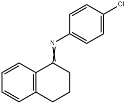 4-Chloro-N-(3,4-dihydronaphthalen-1(2H)-ylidene)aniline 구조식 이미지