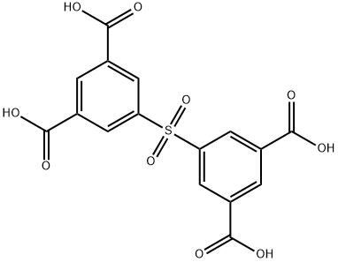 1,3-Benzenedicarboxylic acid, 5,5'-sulfonylbis- 구조식 이미지