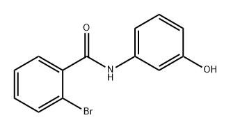 Benzamide, 2-bromo-N-(3-hydroxyphenyl)- Structure