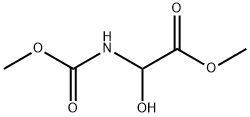 Acetic acid, 2-hydroxy-2-[(methoxycarbonyl)amino]-, methyl ester Structure