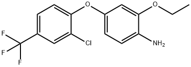 Benzenamine, 4-[2-chloro-4-(trifluoromethyl)phenoxy]-2-ethoxy- Structure