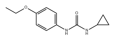 Urea, N-cyclopropyl-N'-(4-ethoxyphenyl)- 구조식 이미지