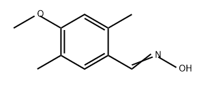 Benzaldehyde, 4-methoxy-2,5-dimethyl-, oxime Structure