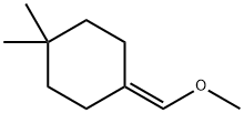 Cyclohexane, 4-(methoxymethylene)-1,1-dimethyl- Structure