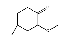 Cyclohexanone, 2-methoxy-4,4-dimethyl- Structure