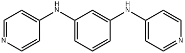 1,3-Benzenediamine, N1,N3-di-4-pyridinyl- Structure