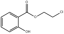 Benzoic acid, 2-hydroxy-, 2-chloroethyl ester 구조식 이미지