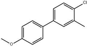 1,1'-Biphenyl, 4-chloro-4'-methoxy-3-methyl- Structure