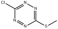 1,2,4,5-Tetrazine, 3-chloro-6-(methylthio)- Structure