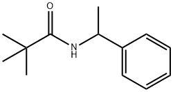 Propanamide, 2,2-dimethyl-N-(1-phenylethyl)- 구조식 이미지