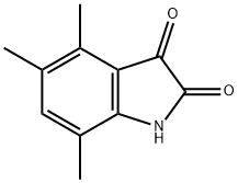 4,5,7-trimethyl-indoline-2,3-dione Structure