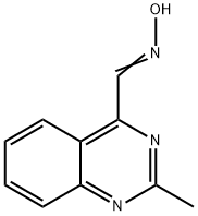 2-Methylquinazoline-4-carbaldehyde oxime Structure