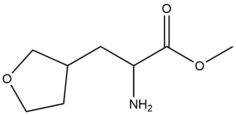 3-Furanpropanoic acid, α-aminotetrahydro-, methyl ester Structure