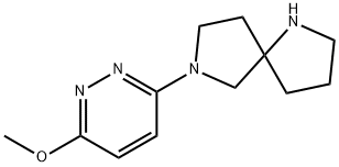 7-(6-Methoxypyridazin-3-yl)-1,7-diazaspiro[4.4]nonane 구조식 이미지