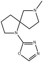 2-(7-Methyl-1,7-diazaspiro[4.4]nonan-1-yl)-1,3,4-oxadiazole Structure