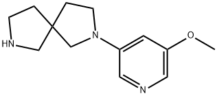 2-(5-Methoxypyridin-3-yl)-2,7-diazaspiro[4.4]nonane Structure