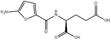 L-Glutamic acid, N-[(5-amino-2-thienyl)carbonyl]- Structure