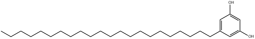 1,3-Benzenediol, 5-docosyl- Structure