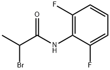 Propanamide, 2-bromo-N-(2,6-difluorophenyl)- Structure