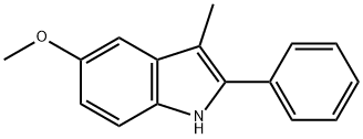 5-Methoxy-3-methyl-2-phenyl-1H-indole Structure