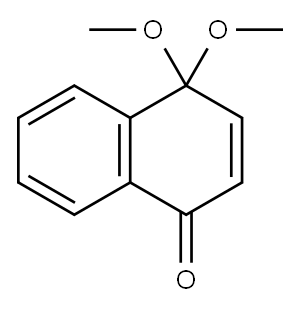 1(4H)-Naphthalenone, 4,4-dimethoxy- Structure