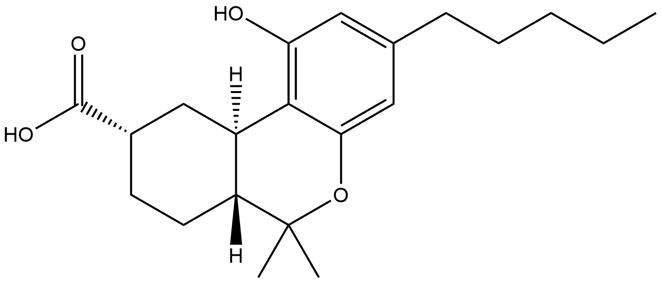 11-nor-9(S)-carboxy-Hexahydrocannabinol Structure