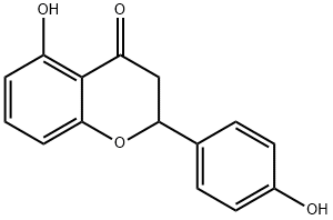 5-Hydroxy-2-(4-hydroxyphenyl)chroman-4-one Structure