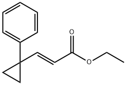 2-Propenoic acid, 3-(1-phenylcyclopropyl)-, ethyl ester, (2E)- Structure
