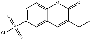 3-Ethyl-2-oxo-2H-chromene-6-sulfonyl chloride Structure