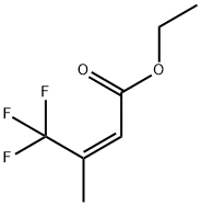 2-Butenoic acid, 4,4,4-trifluoro-3-methyl-, ethyl ester, (2Z)- Structure