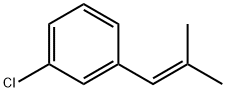 Benzene, 1-chloro-3-(2-methyl-1-propen-1-yl)- 구조식 이미지