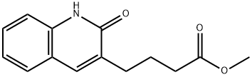 Methyl 4-(2-oxo-1,2-dihydroquinolin-3-yl)butanoate 구조식 이미지