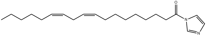 1H-Imidazole, 1-(1-oxo-9,12-octadecadienyl)-, (Z,Z)- (9CI) Structure