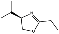 Oxazole, 2-ethyl-4,5-dihydro-4-(1-methylethyl)-, (4R)- Structure