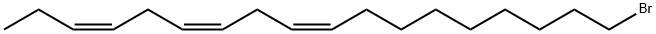 3,6,9-Octadecatriene, 18-bromo-, (3Z,6Z,9Z)- Structure