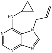 7-Allyl-N-cyclopropyl-7H-purin-6-amine 구조식 이미지