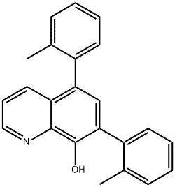 5,7-Di-o-tolylquinolin-8-ol 구조식 이미지