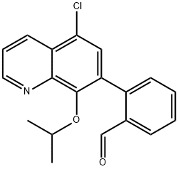 2-(5-Chloro-8-isopropoxyquinolin-7-yl)benzaldehyde Structure