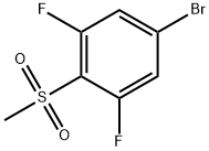 5-Bromo-1,3-difluoro-2-(methanesulfonyl)benzene Structure