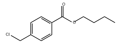 Benzoic acid, 4-(chloromethyl)-, butyl ester Structure