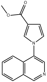 Isoquinolin-4-ylmethyl 1H-pyrrole-3-carboxylate 구조식 이미지