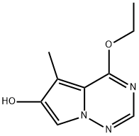 Pyrrolo[2,1-f][1,2,4]triazin-6-ol, 4-ethoxy-5-methyl- Structure