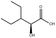 Pentanoic acid, 3-ethyl-2-hydroxy-, (2S)- Structure