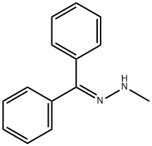 Methanone, diphenyl-, 2-methylhydrazone Structure