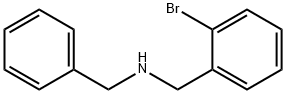 Benzenemethanamine, 2-bromo-N-(phenylmethyl)- Structure