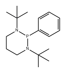 1,3,2-Diazaphosphorine, 1,3-bis(1,1-dimethylethyl)hexahydro-2-phenyl- Structure