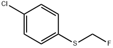 Benzene, 1-chloro-4-[(fluoromethyl)thio]- Structure